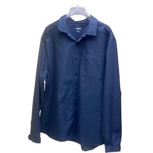Mens OGIO Long Sleeve Dark Grey Button Down Shirt Size XL